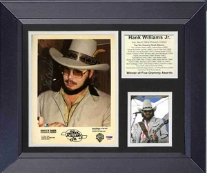 Hank Williams Jr Fotocollage gerahmt 11 x 14 - Bild 1 von 1