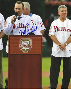 Signed 8x10 Mike Lieberthal Philadelphia Phillies Autographed photo - w/COA