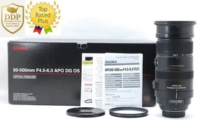 [NEAR MINT BOX] Sigma AF APO 50-500mm f/4.5-6.3 DG OS HSM Lens For Nikon JAPAN - Picture 1 of 8