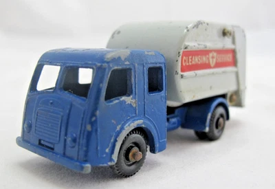 Lesney Matchbox No. 15 Tippax Refuse Collector Garbage Truck Blue and Gray - Image 1 of 4