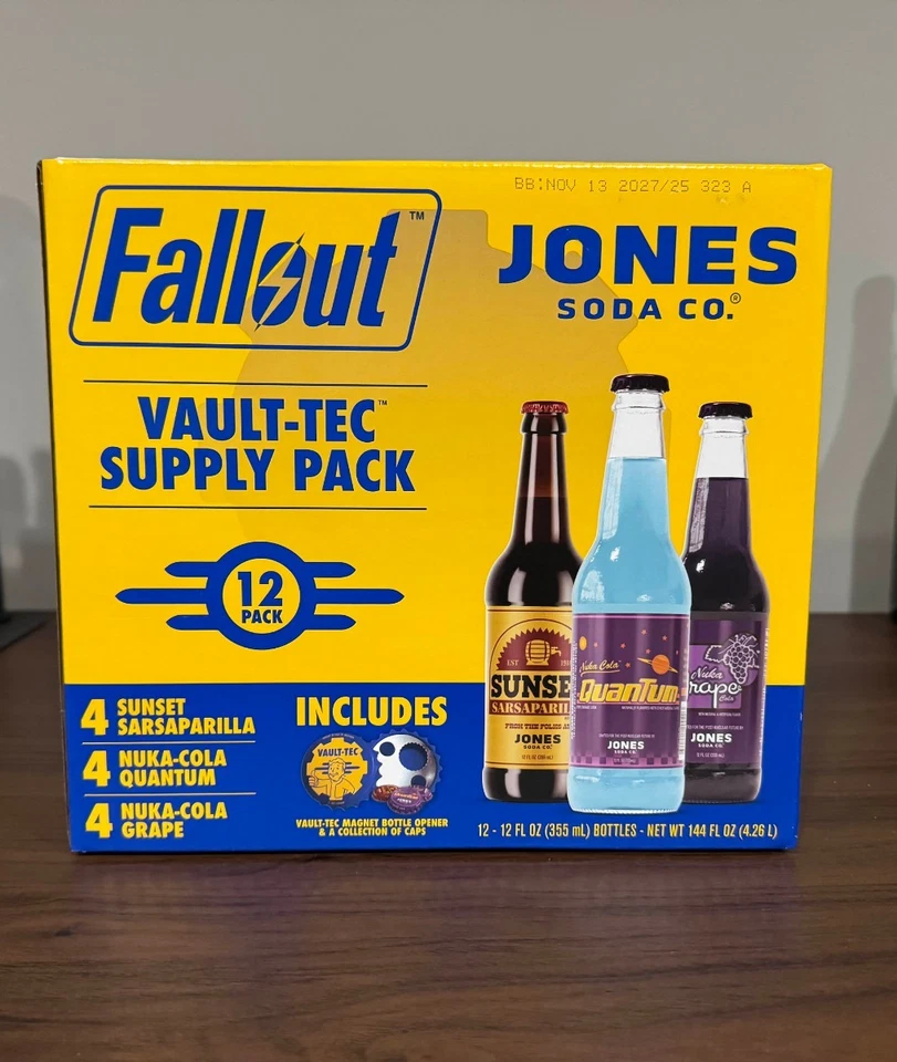 Fallout x Jones Soda Co - Vault-Tec Supply Pack 12 fl oz 12-pack