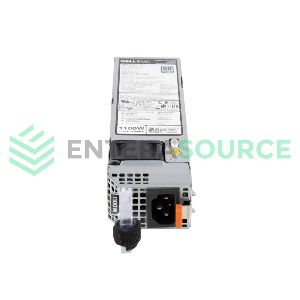 Dell FR0KX R650 R750 R6525 R7525 MM 1100W 100-240V 80+ Platinum AC Power Supply - Image 1 of 2