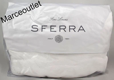 Manta de cama blanca Sferra St. Moritz 11200 100 % algodón grapa larga SUPER KING Foto 1 de 4