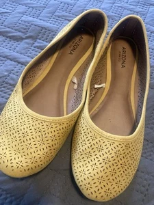 Arizona Jeans Co DAMEN GELB SENF SLIPPER SANDALE SCHUHE GRÖSSE 9 1/2 - Bild 1 von 5