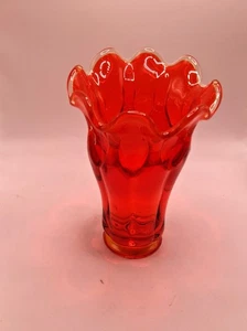 Vintage Wikinger Vase Glas Epic Amberina Vase - Bild 1 von 4