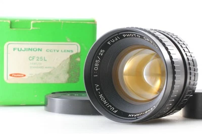 [MINT IN BOX] FUJIFILM FUJINON TV CF25L 25mm F0.85 CCTV C MOUNT LENS FROM JAPAN - Image 1 of 4