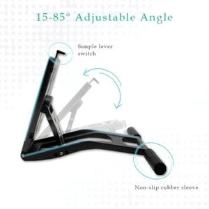 Support Tablette Graphique Numérique Support Ordinateur Portable 14,5°-45° Réglable pour 13 à 27 Pouces - Photo 1/8