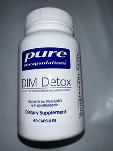 Pure Encapsulations DIM Detox 60 Capsules- Sealed Bottle- Exp 2026 - Picture 1 of 1