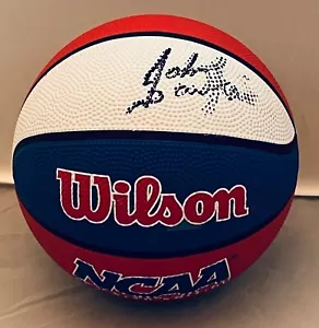 Johnny Dawkins Duke Blue Devils signed mini NCAA Basketball Ball autographed 2 - Picture 1 of 2