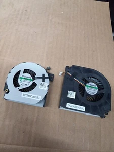 2 DELL Precision M6700 CPU Cooling Fan Larger Fan CJ0RW 26PND DC28000AZVL LOT 2 - Picture 1 of 3