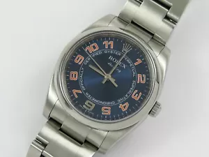 Rolex Oyster Perpetual Air King 114200 Blue Concentric Dial - Bild 1 von 8