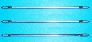3 agujas de transferencia de doble ojo todas estándar/máquina de tejer/costilla de calibre fino - Imagen 1 de 1