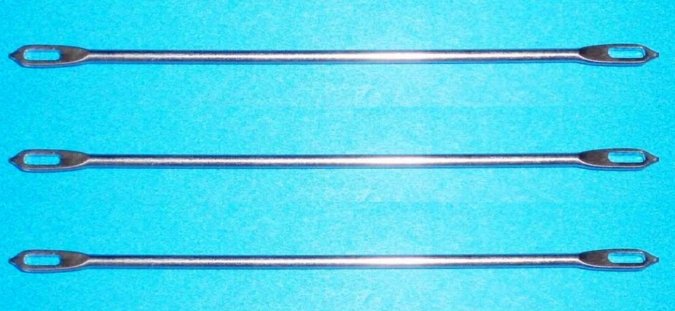 3 agujas de transferencia de doble ojo todas estándar/máquina de tejer/costilla de calibre fino Foto 1 de 1