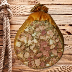 Pommerscher Presskopf - Presssack - Presswurst - deftige Spezialität - 250g - Bild 1 von 2
