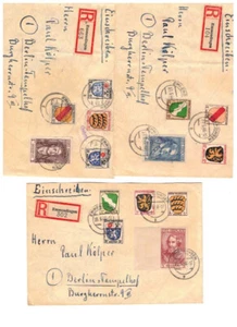 Französische Zone Allgemeine Ausgabe 1-13 gestempelt Briefe Landkarten (22853) - Picture 1 of 7
