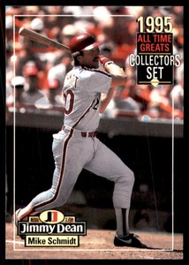 1995 Jimmy Dean All-Time Greats Mike Schmidt Philadelphia Phillies #NNO