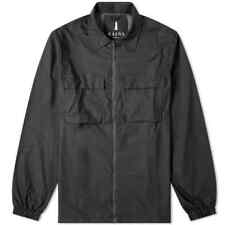 NWT Men's RAINS Ultralight Zip Shirt Black L/XL