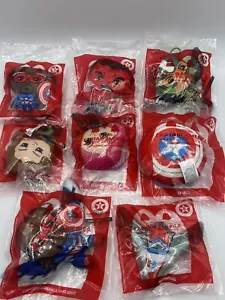2024 McDonald's Captain America Brave New World Komplettset 8er werkseitig versiegelt - Bild 1 von 6