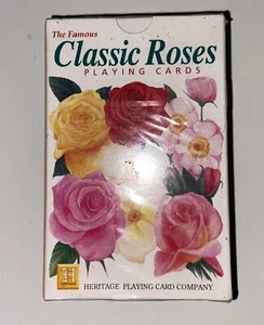 Heritage Playing Cards - Classic Roses Playing Cards 52 Cards - Picture 1 of 5
