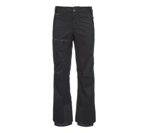 Pantalones de nieve Black Diamond Boundary Line Shell para hombre pequeños o XL, negros - Imagen 1 de 14