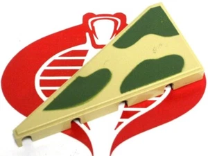 Fisher Price Construx Piece LEFT Camo Military Triangle Accessory Building Part - Imagen 1 de 1