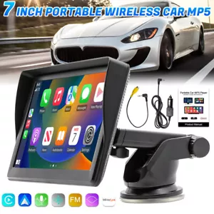 7inch Car MP5 Player Touch Screen Car Radio Apple CarPlay Android Auto Stereo - Picture 1 of 12