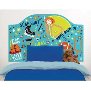 JUNIOR VARSITY CABECERA DOBLE 1 MURAL pegatina de pared calcomanía dormitorio decoración deportes - Imagen 1 de 2