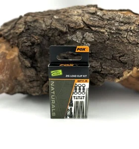 Fox Edges Naturals Zig Lead Clip Kit Zigmontage Set Trans Khaki Karpfenangeln - Bild 1 von 7