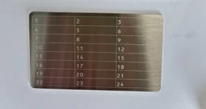 Crypto Seed Phrase Wallet | Wallet Recovery | Edelstahl | inkl. Gravurstift - Bild 1 von 2