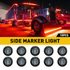 10Pcs Led Red Side Light Marker 4X4wd Lamp For Pickup/Cab/Atv/Suv/Utv/Truck/Bus