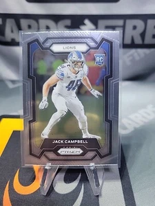 2023 Panini Prizm JACK CAMPBELL #330 Rookie Base RC - Detroit Lions - Picture 1 of 2