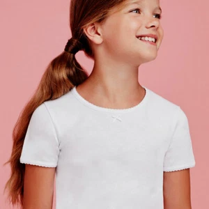 6 Maglie da bambina Ellepi a manica corta in caldo cotone invernale art BA651 - Foto 1 di 1