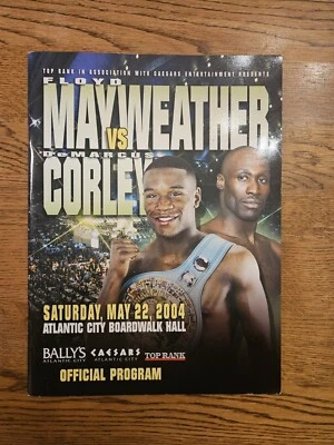 Floyd Mayweather Jr vs DeMarcus Corley Program May 22, 2004 Atlantic City Insert - Image 1 of 4