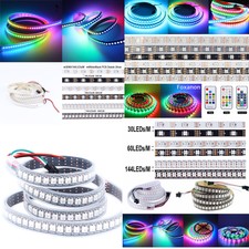 5V WS2812B 5050 RGB 30/60LEDs/M LED Strip ws2812 Waterproof in Silicon Coating