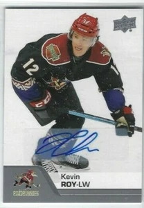 2020-21 Upper Deck AHL #33 Kevin Roy autograph - Picture 1 of 1