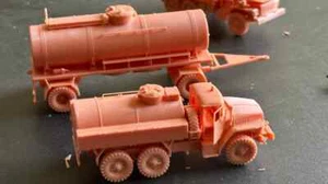 3D Printed 1/72/87/144 Soviet Ural Military Tanker Carrier Unpainted Model Kit - Bild 1 von 5