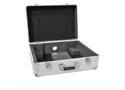 DJ LP Deck Giradischi Alluminio Storage Flight Carry Case - Leggero, Argento - Immagine 1 di 3