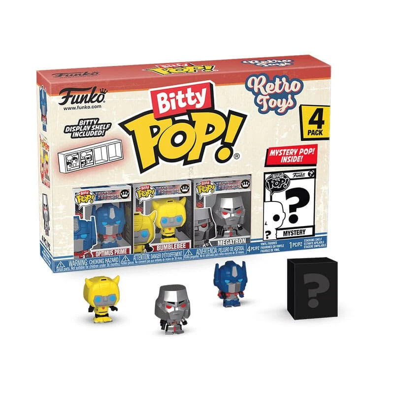 Funko Bitty Pop! Transformers G1 2,5 cm paquete de 4 inc. figura misteriosa Foto 1 de 1