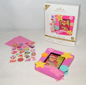 New Hallmark Keepsake 2Sided Personalize Photo Holder Christmas Holiday Ornament - Picture 1 of 4