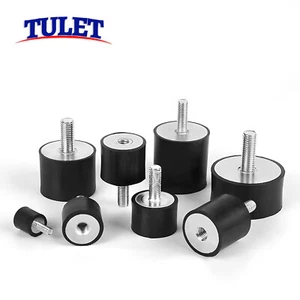 Rubber Mount Car Boat Bobbin Anti Vibration M4 M6 M8 M10 M12 M16 Cylindrical / B - Picture 1 of 94