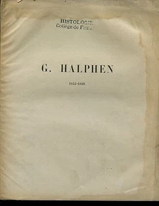 GEORGES HALPHEN 1844-1889. - Picture 1 of 1