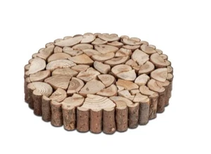 575395 Deko-Scheibe 30x5cm aus Natur-Holz - Imagen 1 de 1