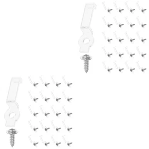 Set 2 Clip di Fissaggio per Tubo Luminoso Supporto per Luce a Striscia - Foto 1 di 12