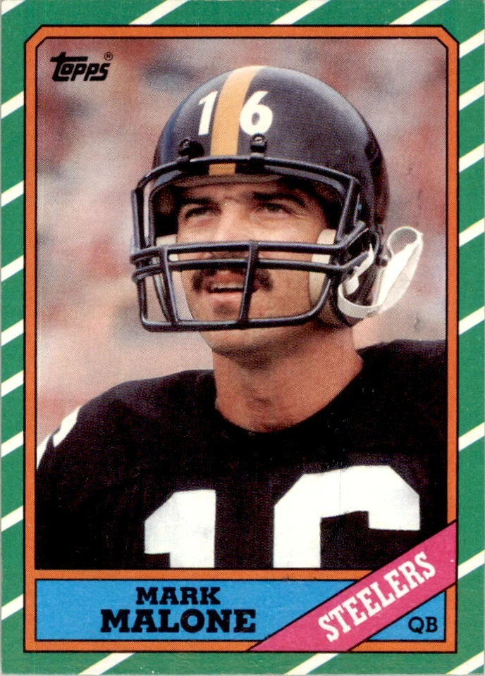 1986 TOPPS. MARK MALONE* PITTSBURGH STEELERS #281 - Image 1 of 2