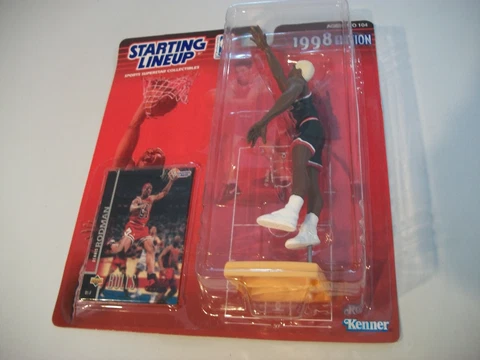 DENNIS RODMAN Chicago Bulls Starting Lineup 1998 Edition New Cover