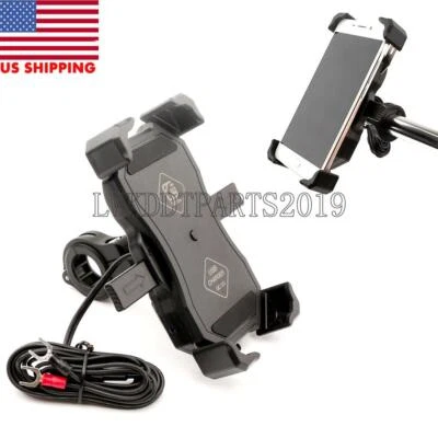 Soporte de teléfono celular cargador USB para Honda VTX1300 R C S T VTX1800 C F N R RETRO Foto 1 de 4
