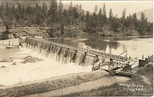 Vintage Postkarte Savage Rapids OREGON 1930 - Bild 1 von 1