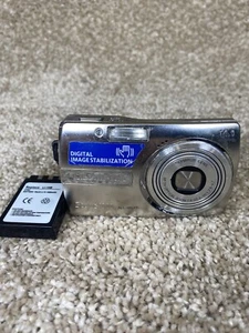 Olympus Stylus 1000 10.0MP Digitalkamera - Silber ungetestet mit Akku - Bild 1 von 8