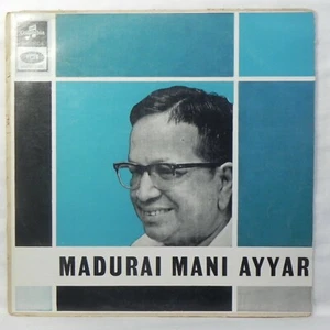 Madurai Mani Ayyar LP Vinyl Tamil Record Bollywood Hindi Rare 1967 Indian EX - Foto 1 di 8