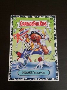2020 Garbage Pail Kids 35th ANNIVERSARY 10b HOMER REPAIR BLACK Parallel GPK